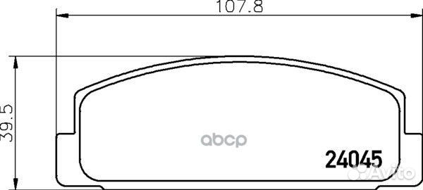 Колодки тормозные дисковые зад NP5011 nisshinbo