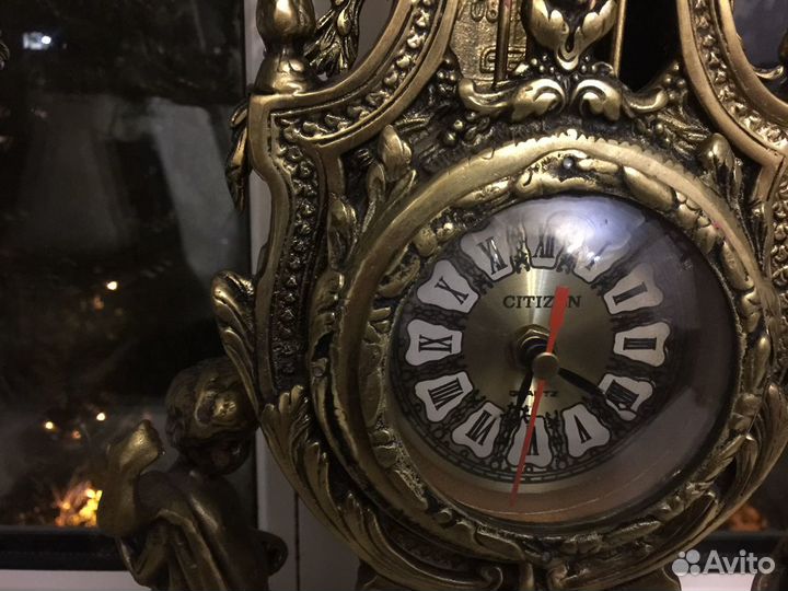 Часы citizen с канделябрами