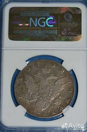 1 рубль 1782 г. СПБ из. Екатерина II