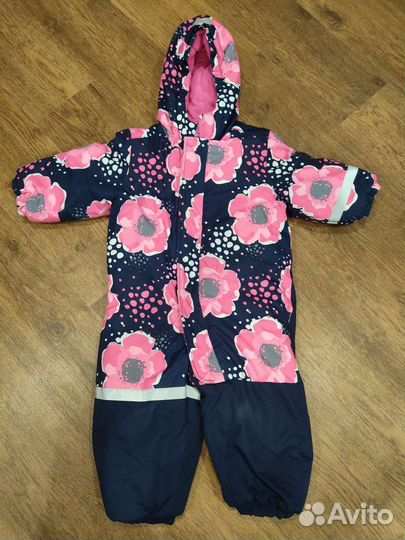 Зимний комбинезон для девочки 92