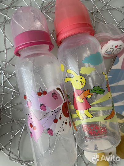 Бесплатно Бутылочки для кормления, пустышки, соски