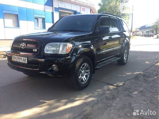 Ветровики, Дефлектор капота toyota sequoia С 2000