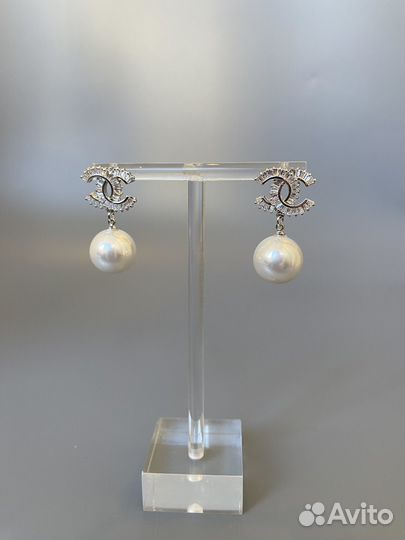 Серьги chanel