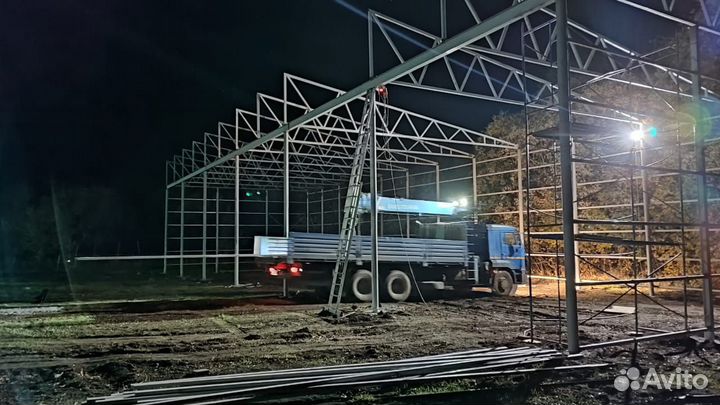 Строительство ангаров, зернохранилищ