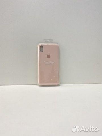 Чехол на iPhone XS Max Silicone Case Pink