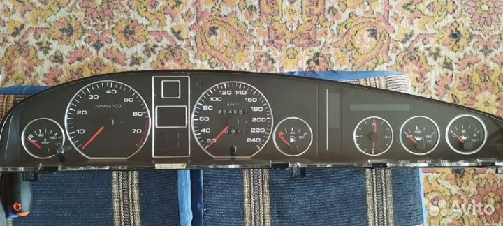 Кольца панели приборов Ауди 100 С4 под хром