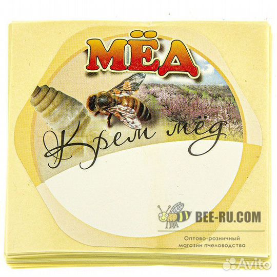 100 шт. Этикетка Крем-мед