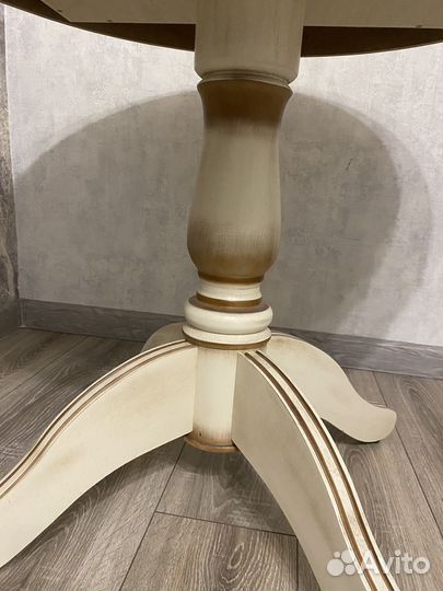 Стол деревянный круглый раздвижной