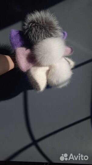 Берет с помпоном