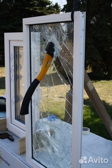 Бронь пленка для стекол окон 56 мкм антивандальная