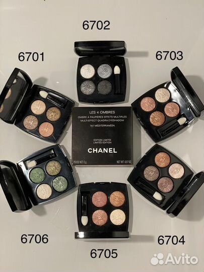 Тени для век chanel