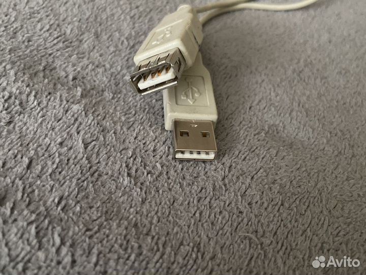 Удленитель, USB мама-USB папа, 1.5 метра