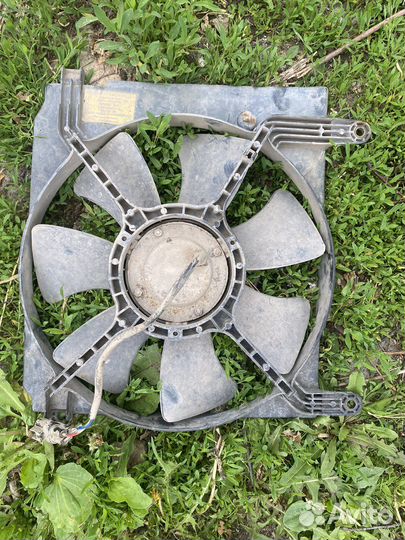 Основной вентилятор охлаждения lanos