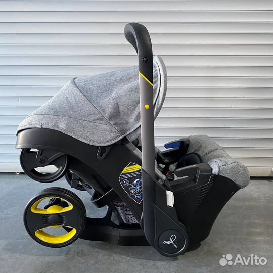 Коляска автокресло Foo Foo 4 в 1 серая 2023