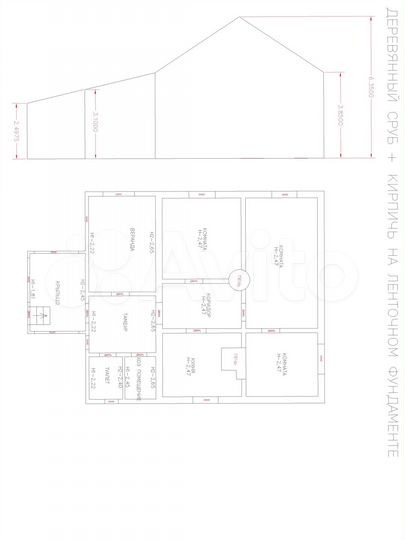 Дом 93 м² на участке 33 сот.