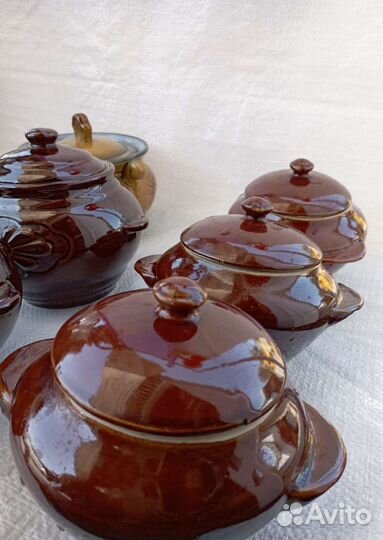 Горшочки для запекания керамика СССР