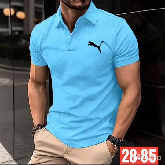 Футболка поло мужская