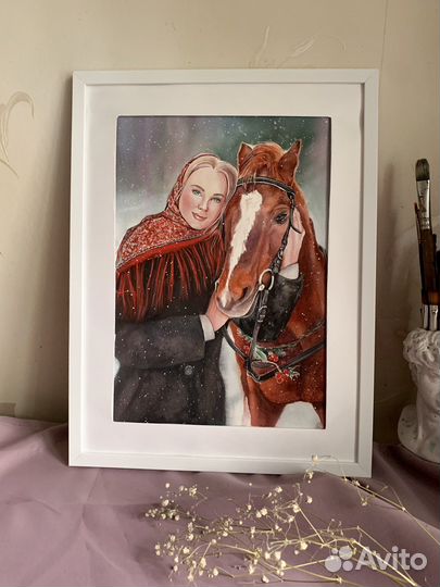 Картина акварель