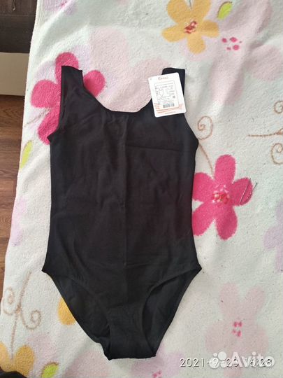 Купальник гимнастический черный