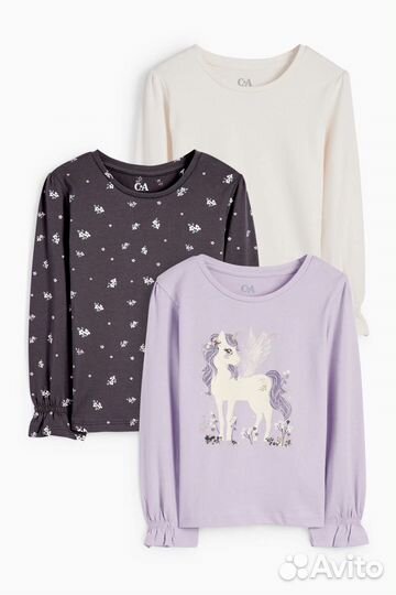 Лонги и лосины/комплект для девочки 92 С&А