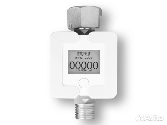 Счетчик газа сгб-3.2 без ТК Белый
