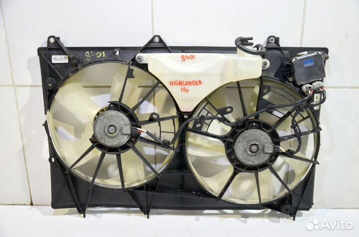 Вентилятор радиатора Toyota Highlander XU40 3.5L