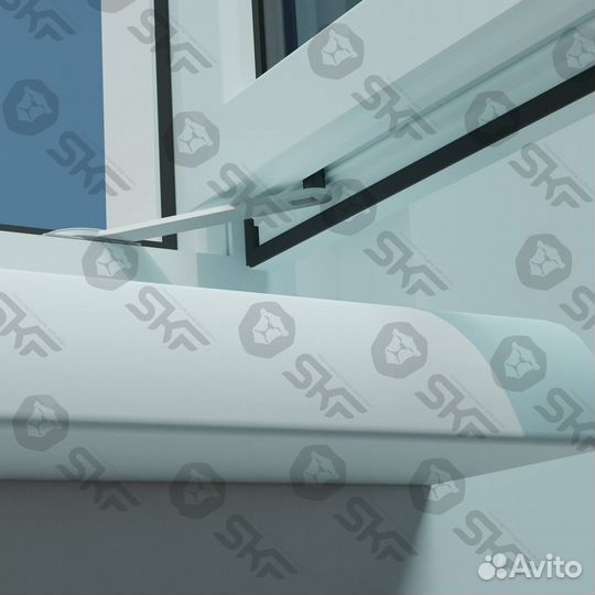 Магнитный оконный ограничитель (боп антихлоп)