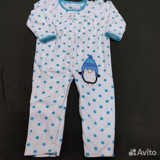 Флисовый комбинезон 80 86 92