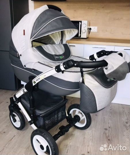 Коляска pepe eco plus XS 3 в 1. В идеал. состоянии