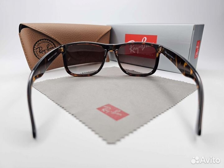 Очки Ray Ban Justin 4165 Leopard Polarized Brown