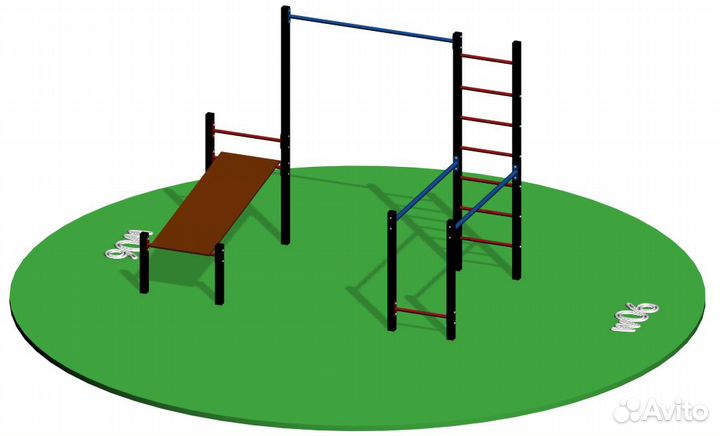 Воркаут площадка спортивный комплекс