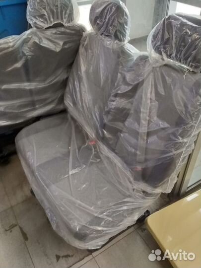 Сидения сдвоеное с регулировкой спинок