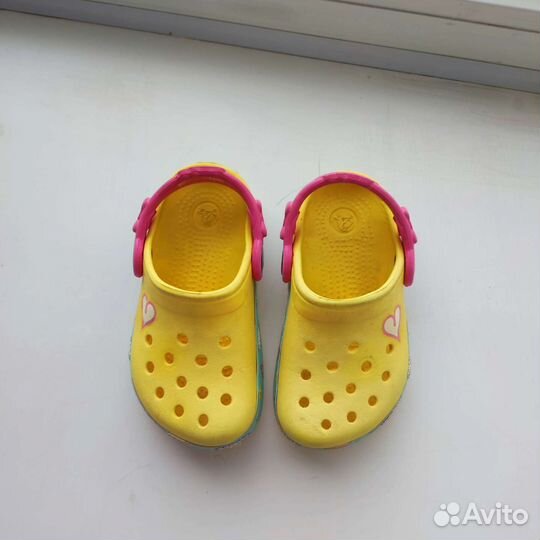 Сланцы детские crocs 6-7