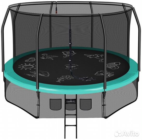 Батут Clear Fit FamilyHop 14ft