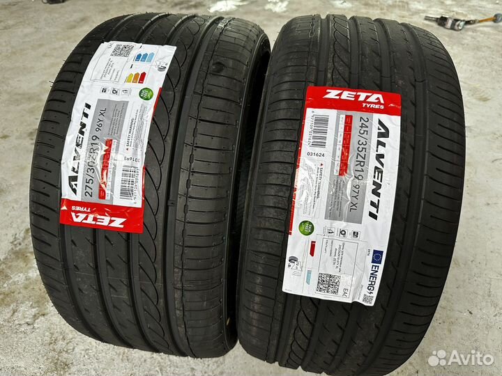 Zeta Alventi 245/35 R19 и 275/30 R19