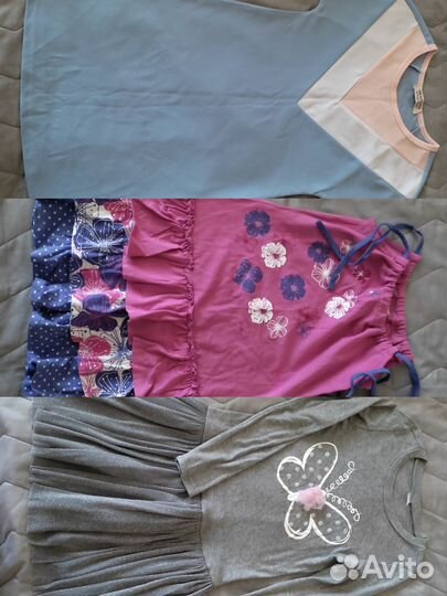 Вещи пакетом на девочку рост 140