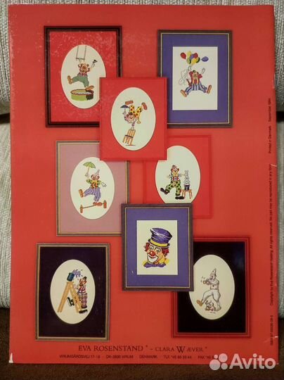 Буклет для вышивания Eva Rosenstand Клоуны