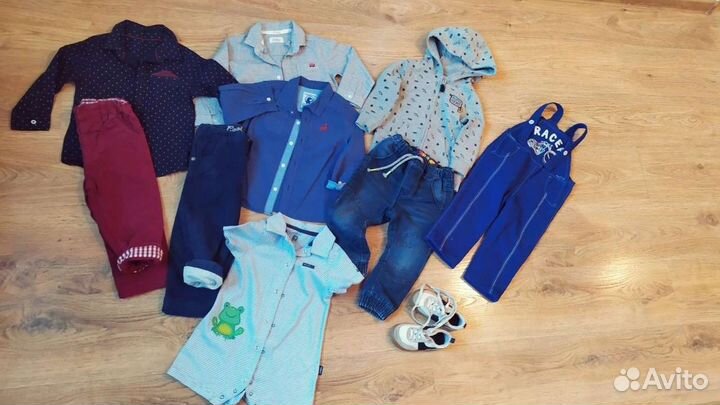 Детские вещи пакетом на мальчика 80 86
