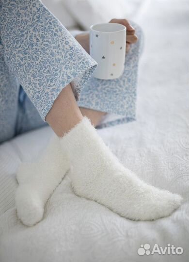 Носки женские теплые/пушистые из норки 5 шт
