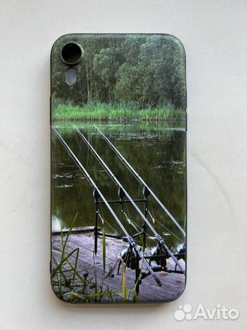Чехол на iPhone xr карпфишинг, рыбалка. Удилища