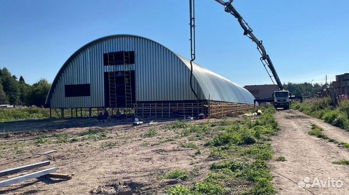 Ангар овощехранилище под ключ