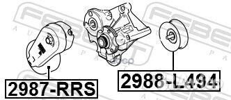 Ролик обводной 2988L494 Febest