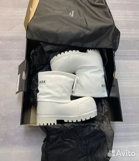 Ботинки Balenciaga Alaska Snow Boots White