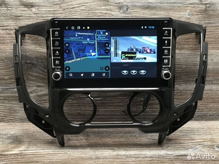 Магнитола на Mitsubishi L200 V физические кнопки