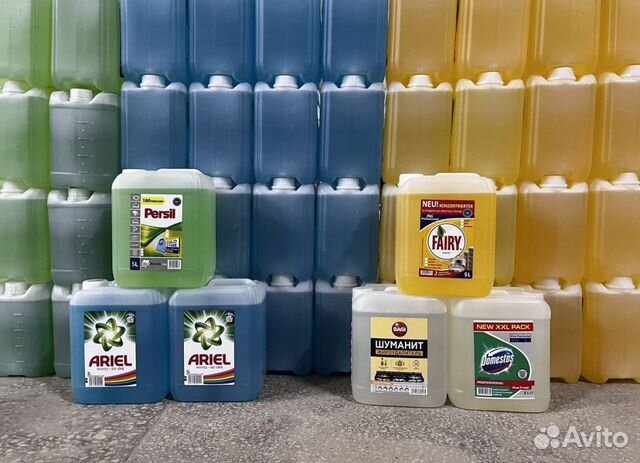 Гели для стирки, кондиционеры 5 л Оптом