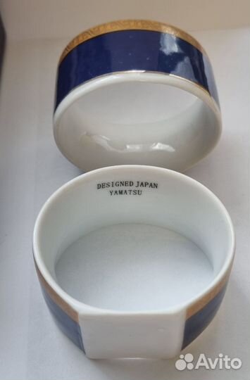 Набор колец для салфеток кобальт