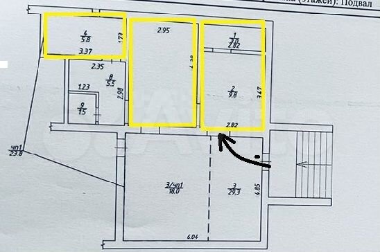 Свободного назначения, 26 м²