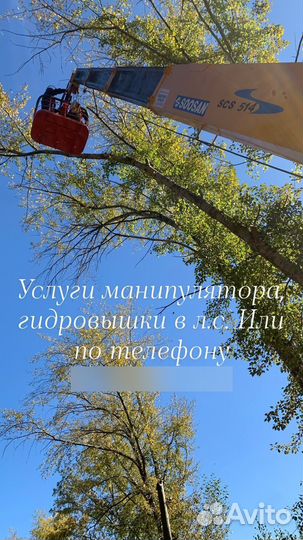 Услуги манипулятора