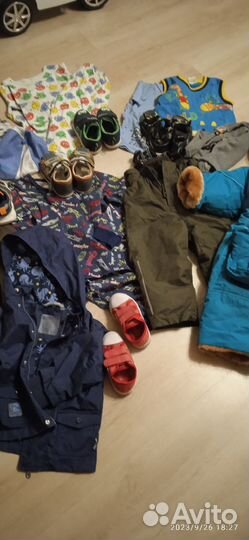 Детские вещи и обувь пакетом на мальчика