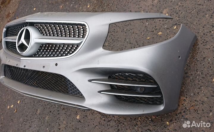 Бампер передний мерседес W217 AMG рестайлинг